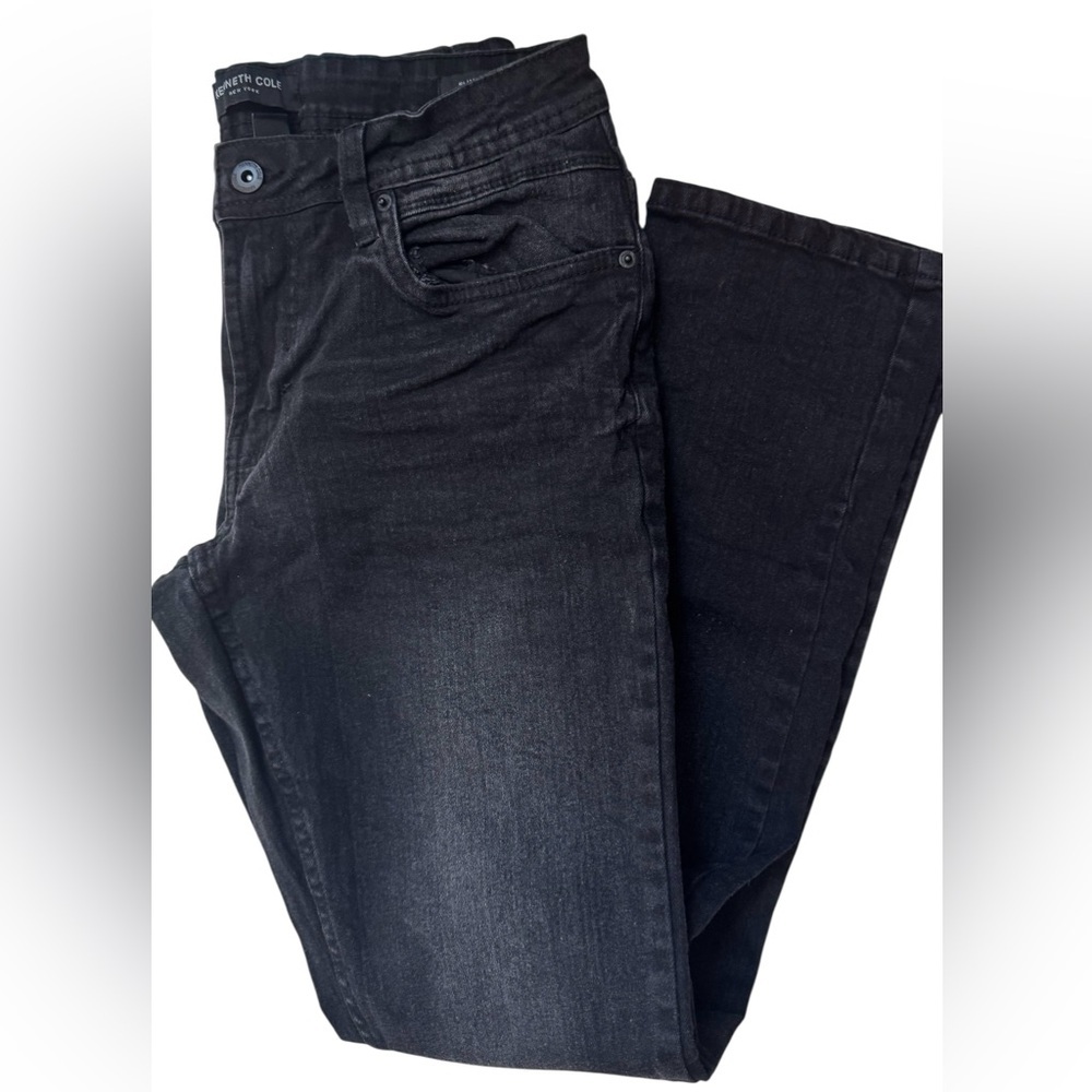 Kenneth Cole Jeans Mens 30x30 Black slim fit  Denim Modern - Picture 1 of 6